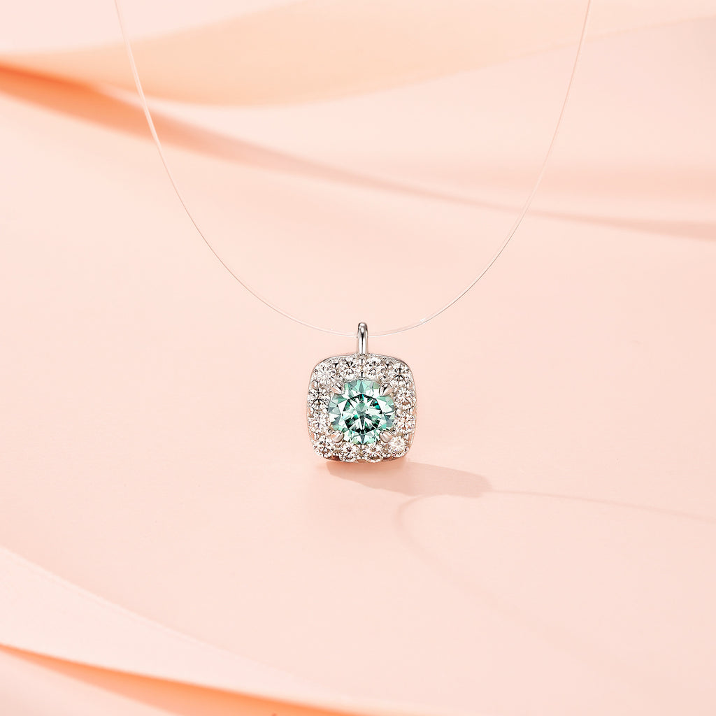 Classic Emerald Moissanite Necklace