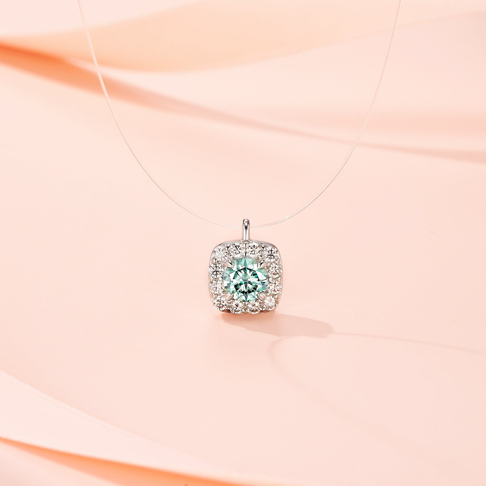 Classic Emerald Moissanite Necklace