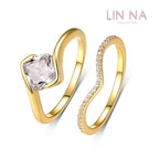 1.2carat Inlaid round ring