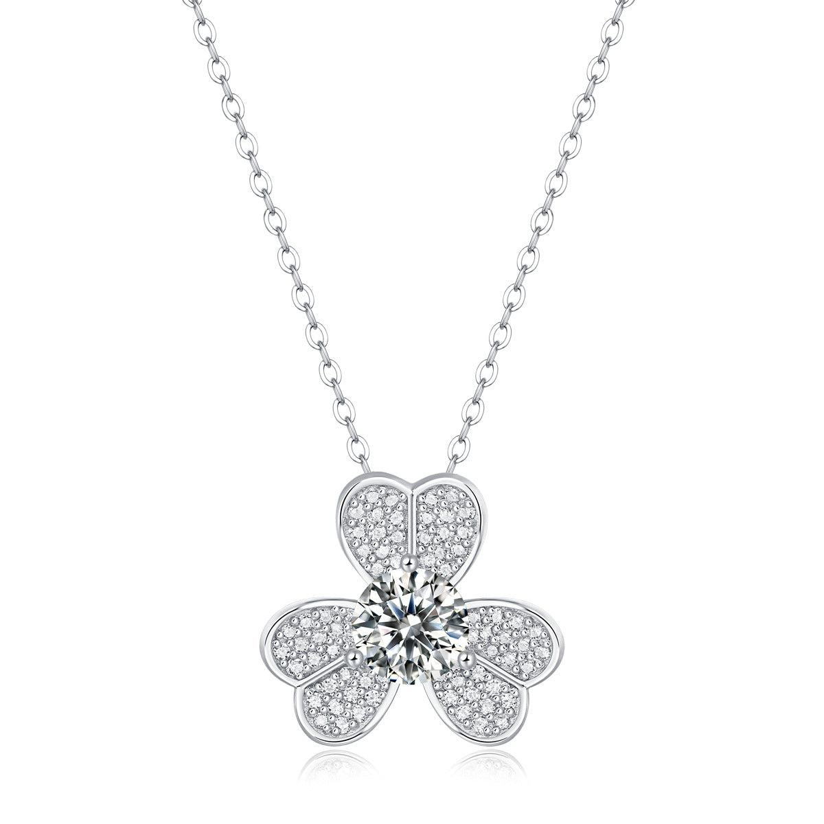 one-carat collarbone necklace