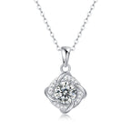 one-carat collarbone necklace