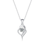 one-carat collarbone necklace