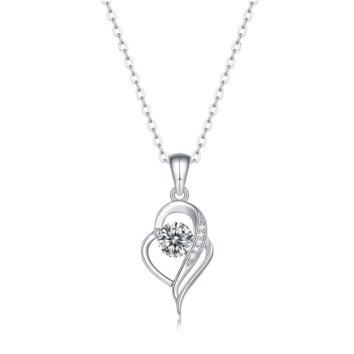 one-carat collarbone necklace