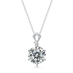 one-carat collarbone necklace