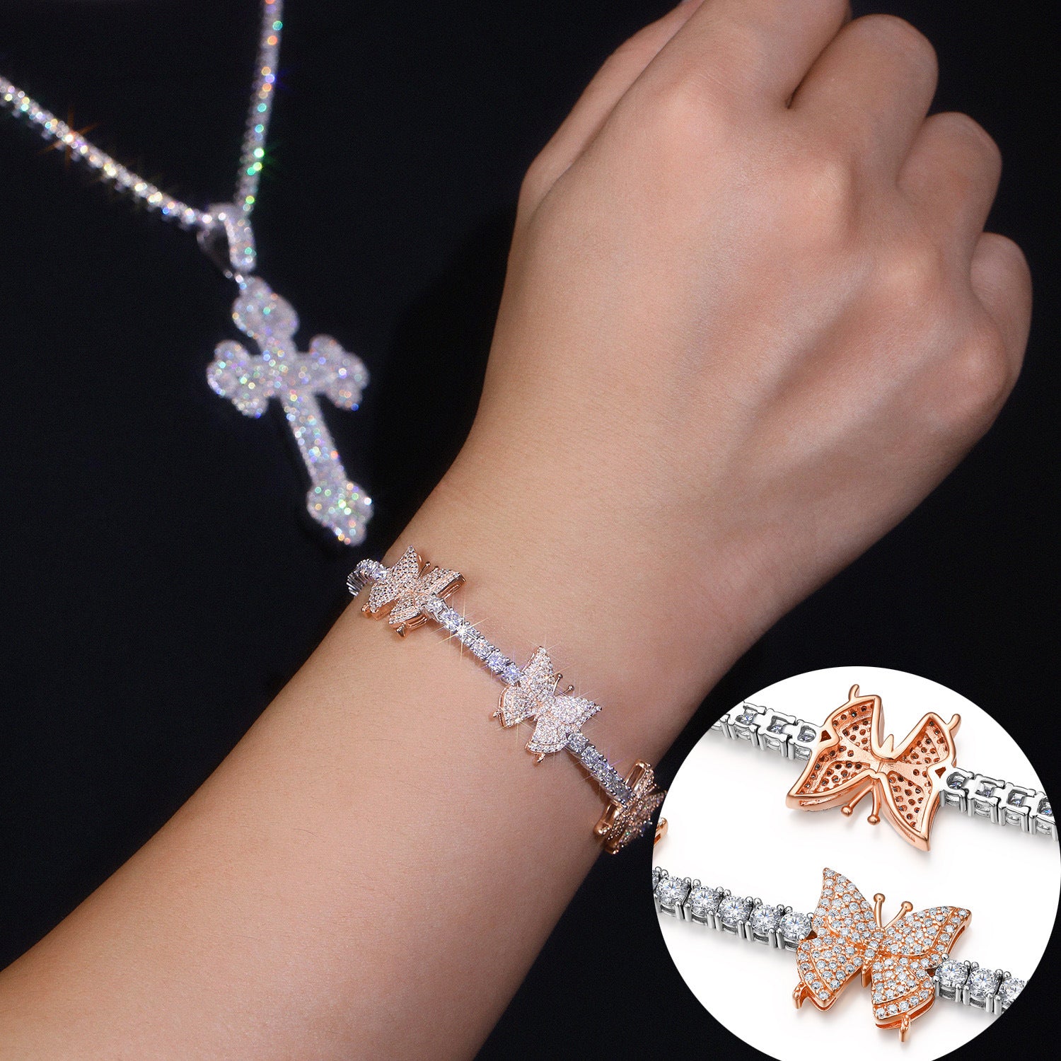 Butterfly Cuban Bracelet