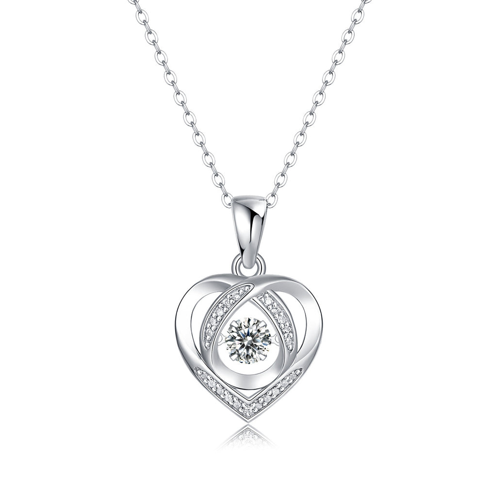 one-carat collarbone necklace