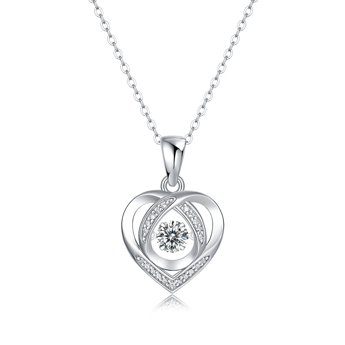 one-carat collarbone necklace