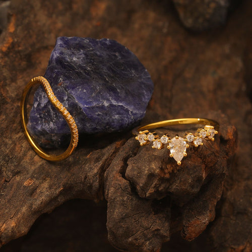 0.5carat Two-piece ring