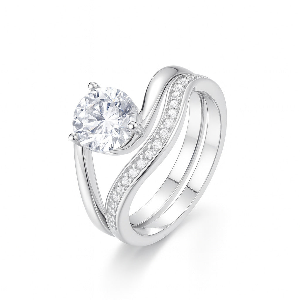 1.2Carat  retro premium combination ring