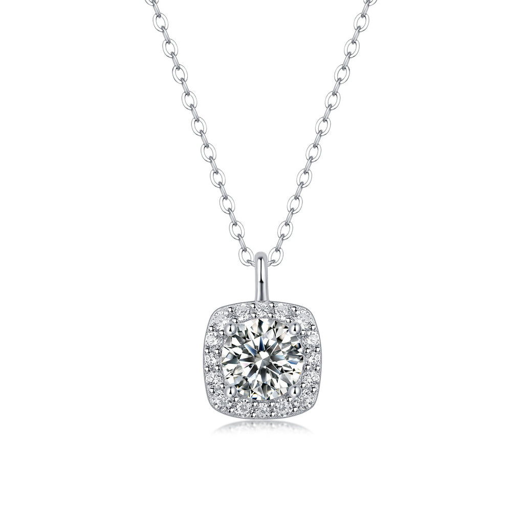 one-carat collarbone necklace