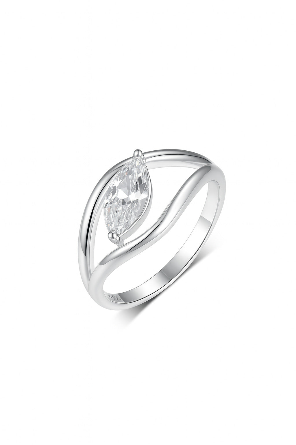 1 carat Horse eye fashion hollow  ring