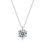 one-carat collarbone necklace