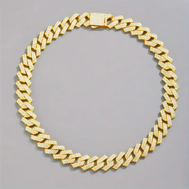 Captain Jack Hip Hop 14mm Mens  Cuban Necklace