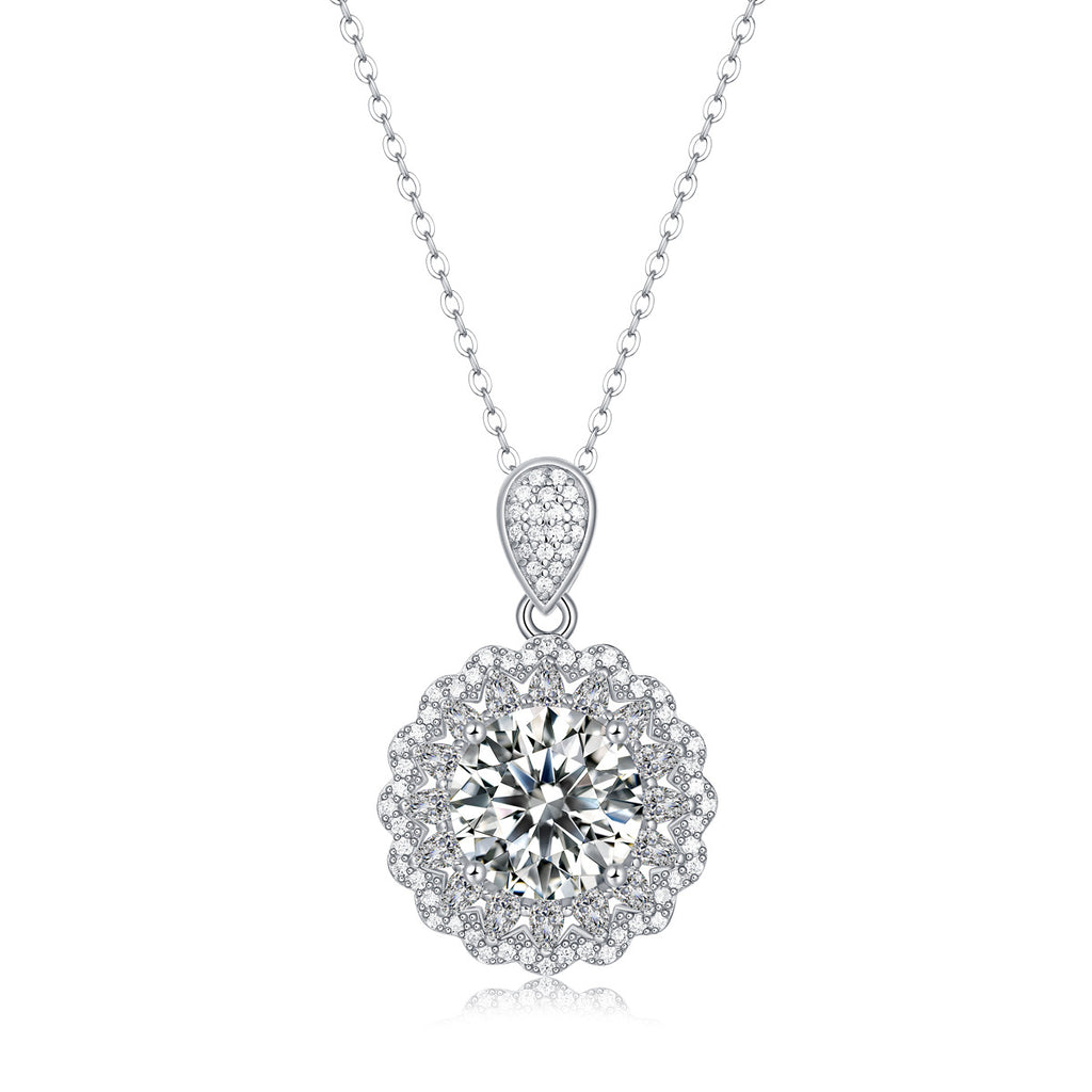one-carat collarbone necklace