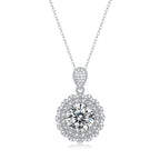 one-carat collarbone necklace