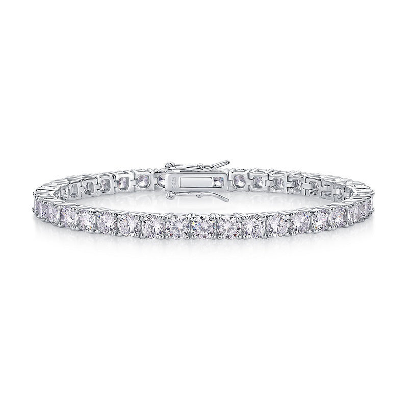Lobster Clasp Bracelet Four-claw Tennis Bracelet
