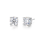 Moissanite stud earrings