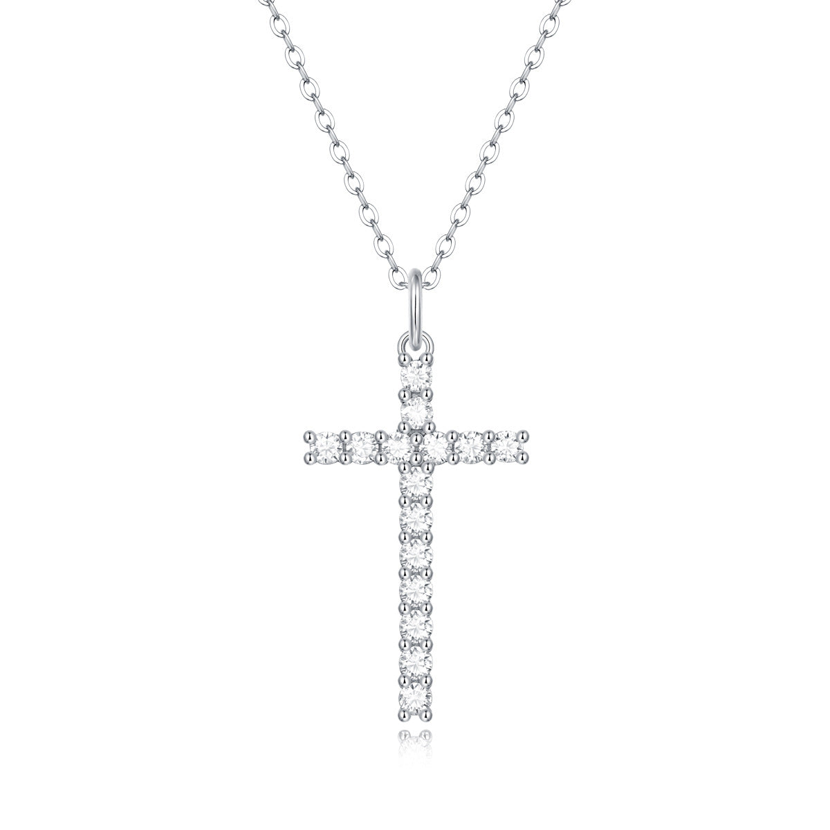 one-carat collarbone necklace