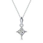 one-carat collarbone necklace