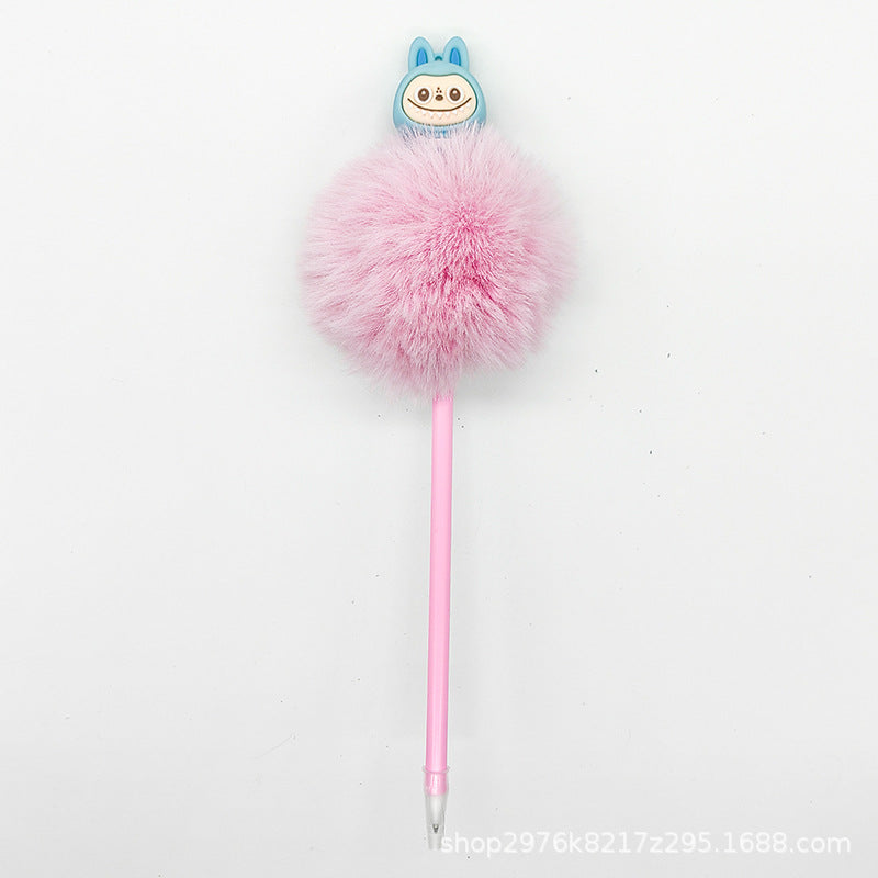 Free cartoon doll cute plush pen