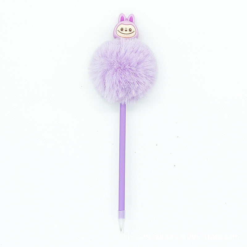 Free cartoon doll cute plush pen