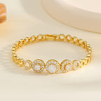 hollow circle bracelet
