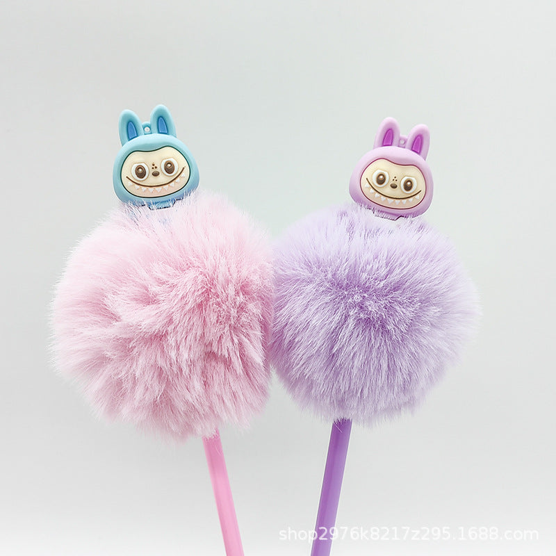 Free cartoon doll cute plush pen