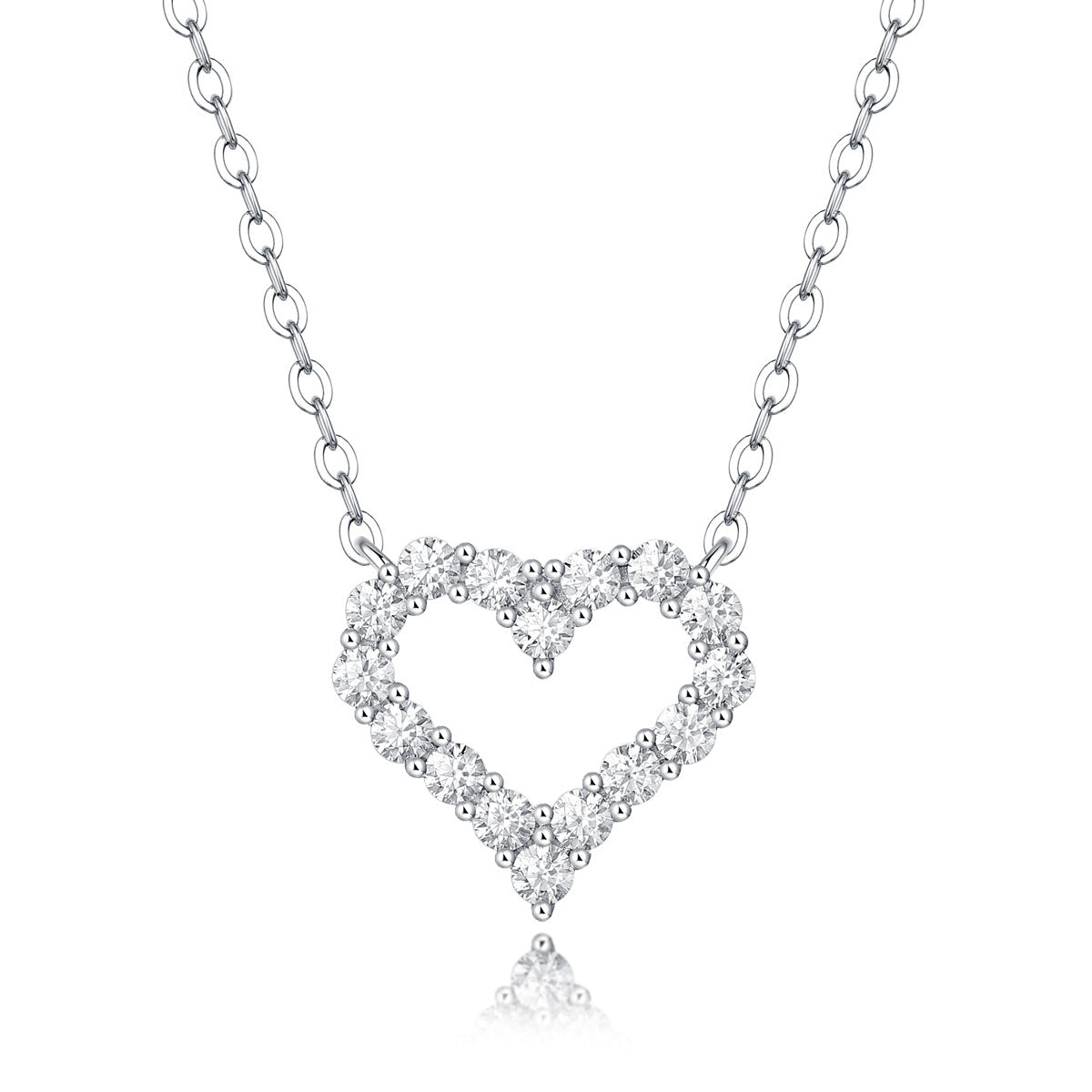 one-carat collarbone necklace