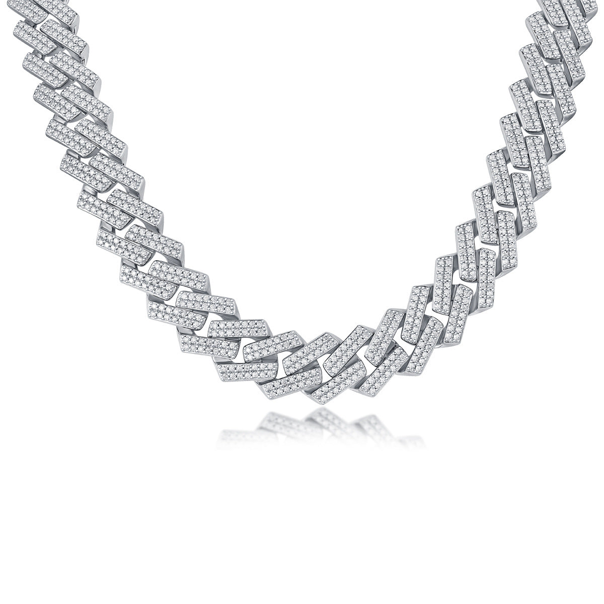 Captain Jack Hip Hop 14mm Mens  Cuban Necklace