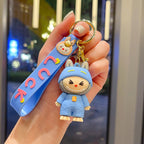 Free buck tooth baby sheep doll keychain.