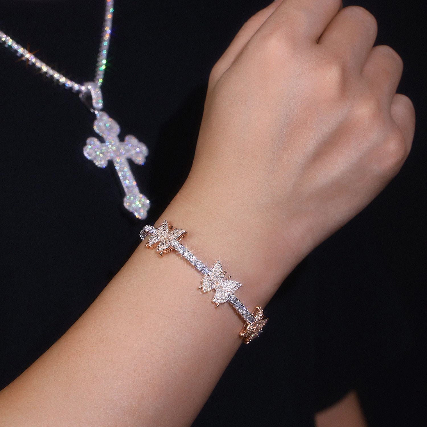 Butterfly Cuban Bracelet