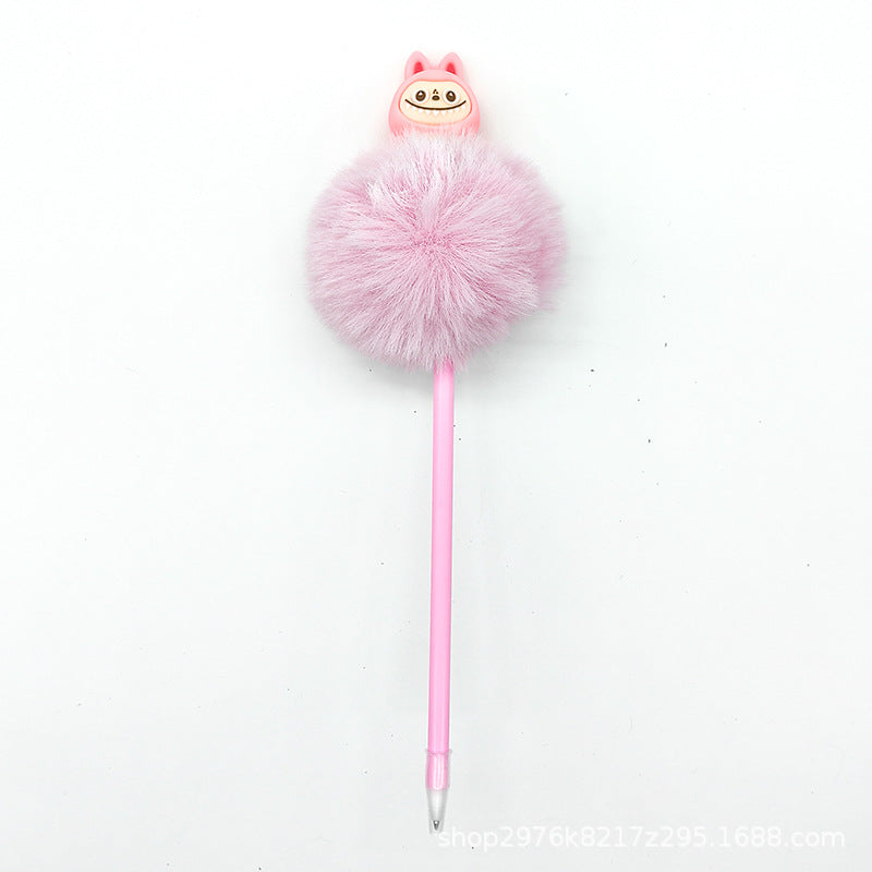 Free cartoon doll cute plush pen