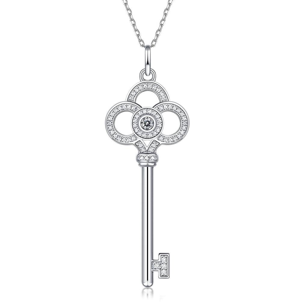 one-carat collarbone necklace
