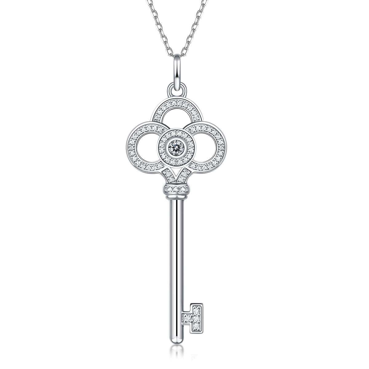 one-carat collarbone necklace
