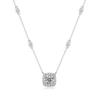 one-carat collarbone necklace