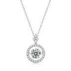 one-carat collarbone necklace