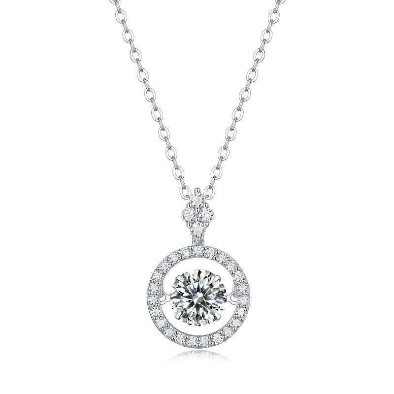 one-carat collarbone necklace