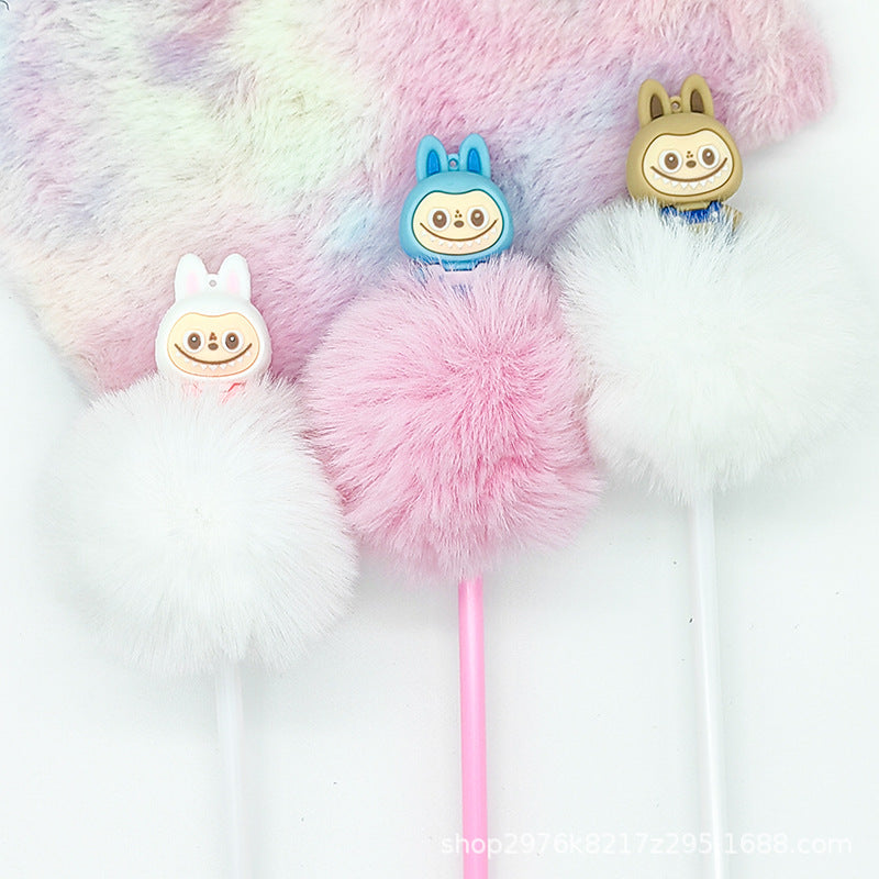 Free cartoon doll cute plush pen