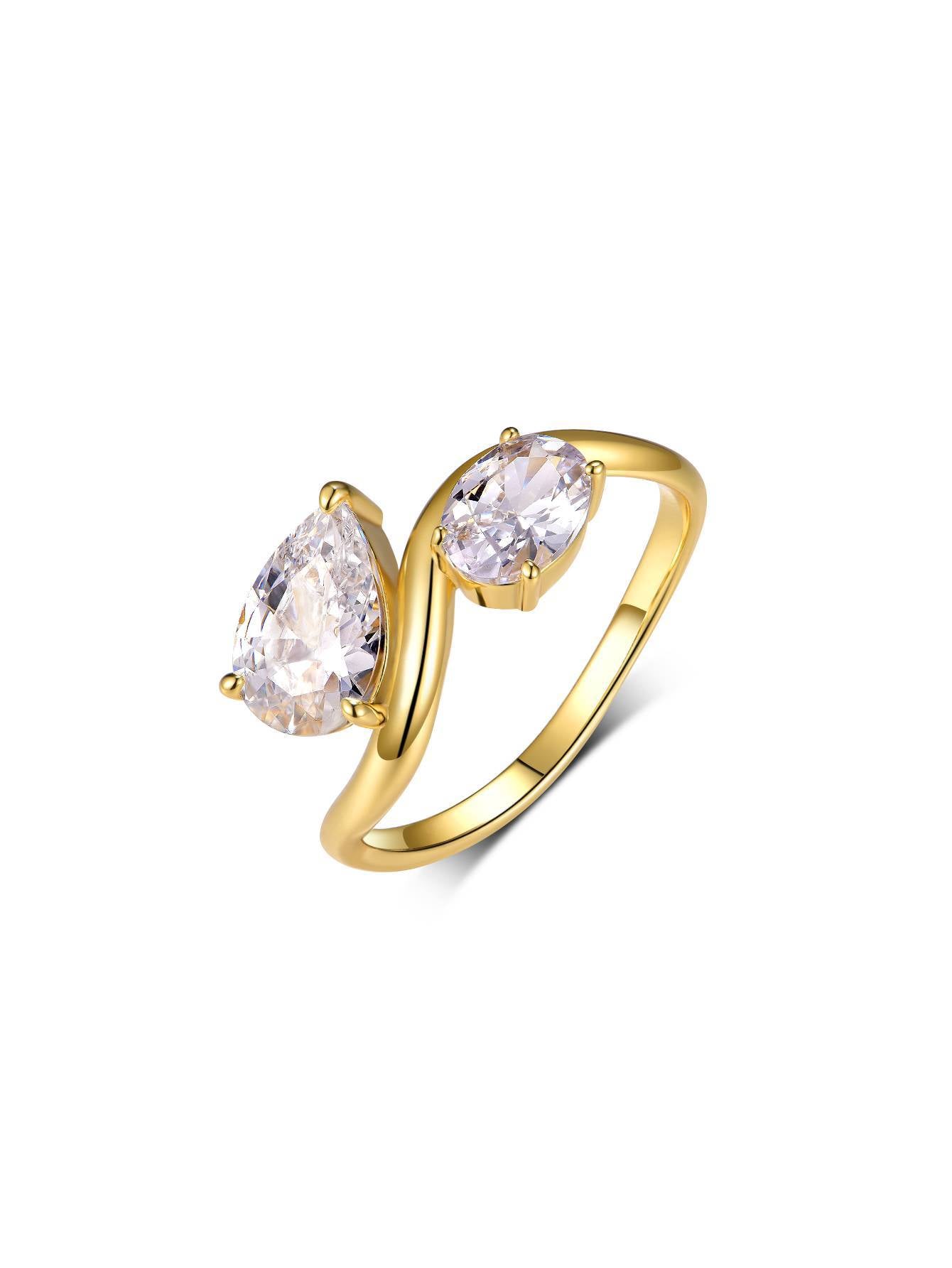 2.5 carats Fashion double ring