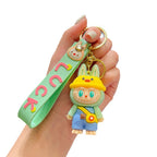 Free buck tooth baby sheep doll keychain.