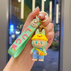 Free buck tooth baby sheep doll keychain.