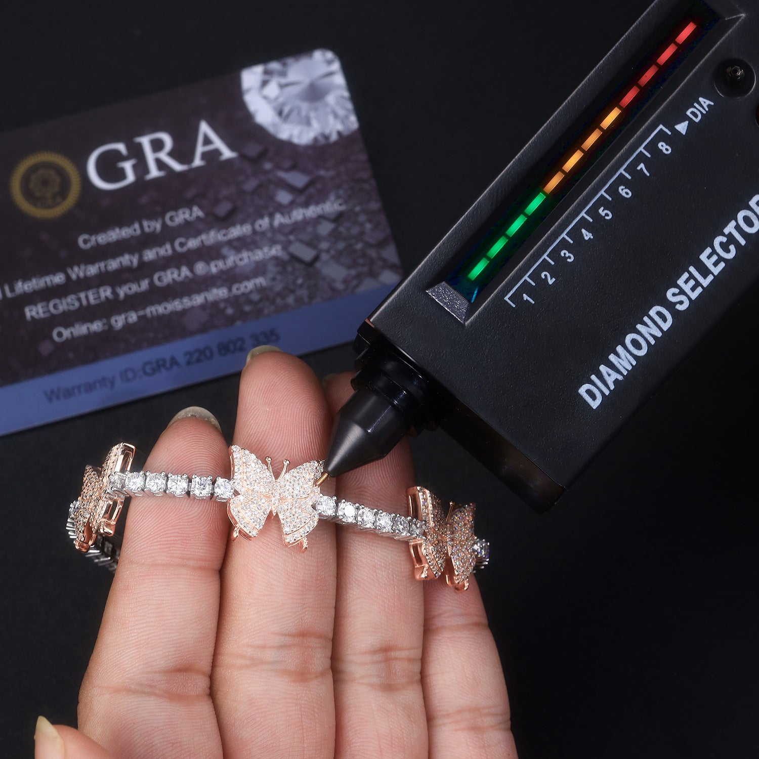 Butterfly Cuban Bracelet