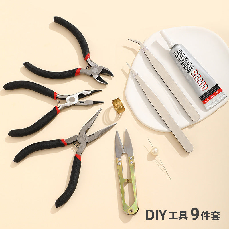 DIY14 Gold Bracelet Necklace Beaded Hand Tools Winding Material Accessories - Required