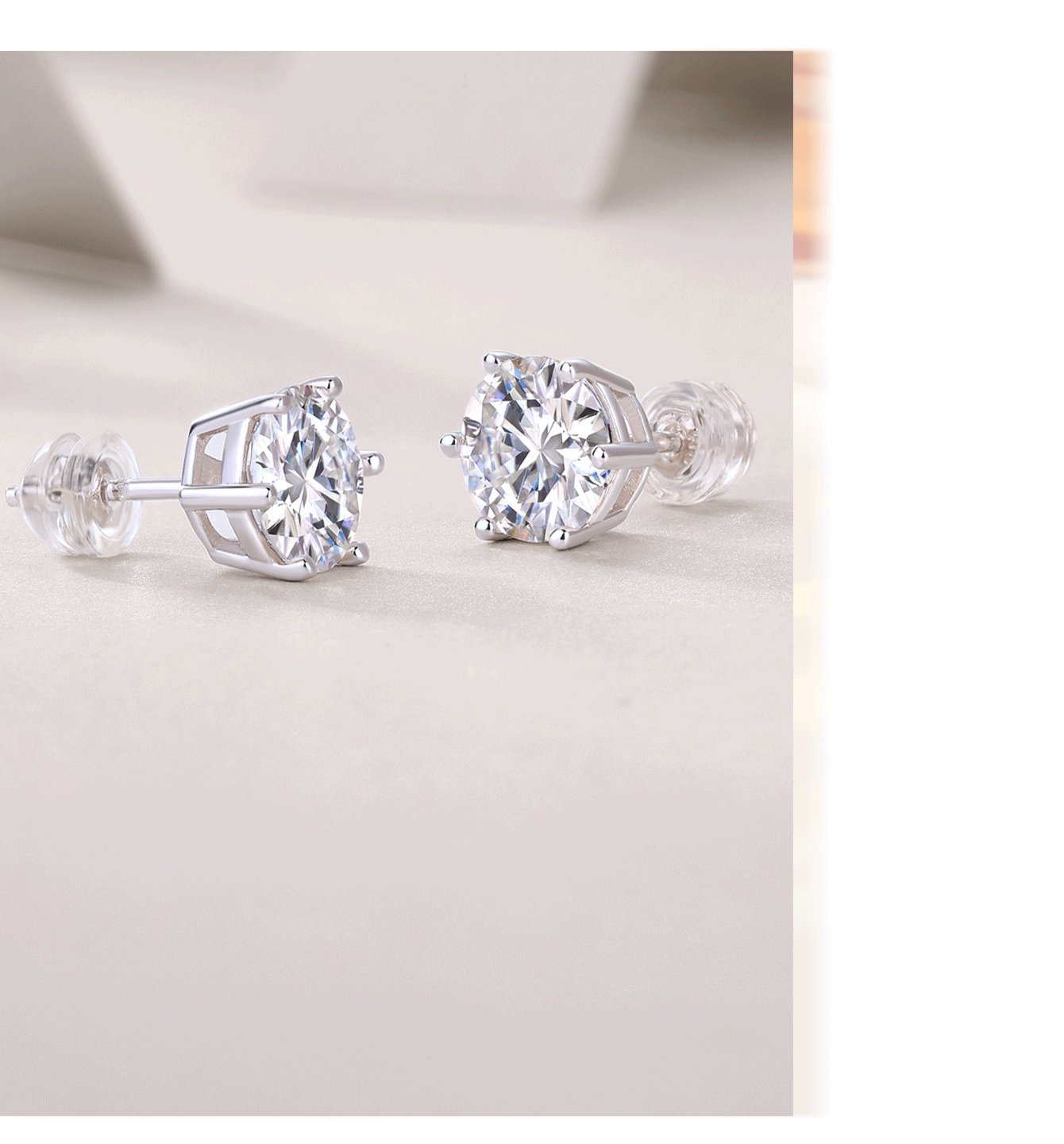 stud earrings simple temperament light luxury