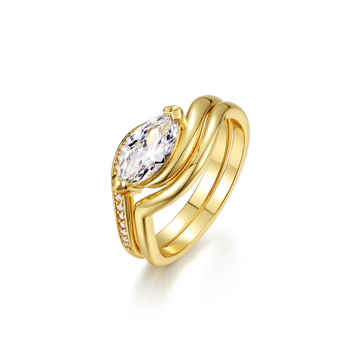 1 carat  set with horse eye ring.