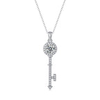 one-carat collarbone necklace