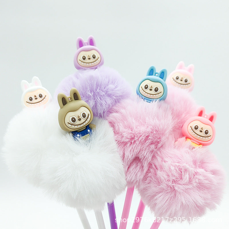 Free cartoon doll cute plush pen