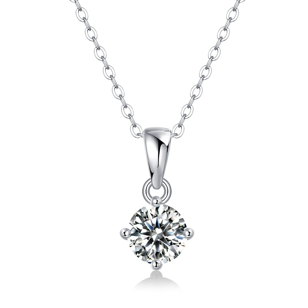 one-carat collarbone necklace