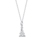 one-carat collarbone necklace