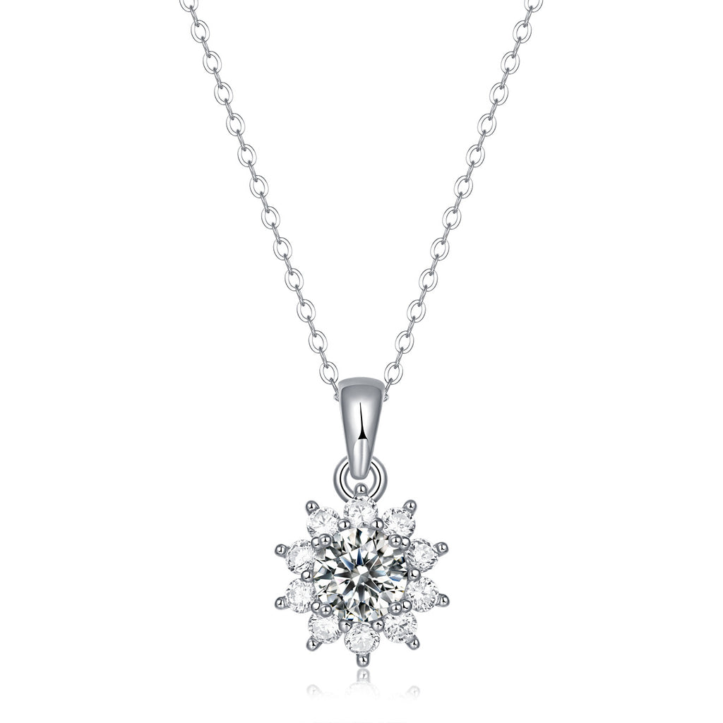 one-carat collarbone necklace